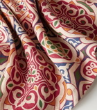 Cabana Catalina printed linen tablecloth