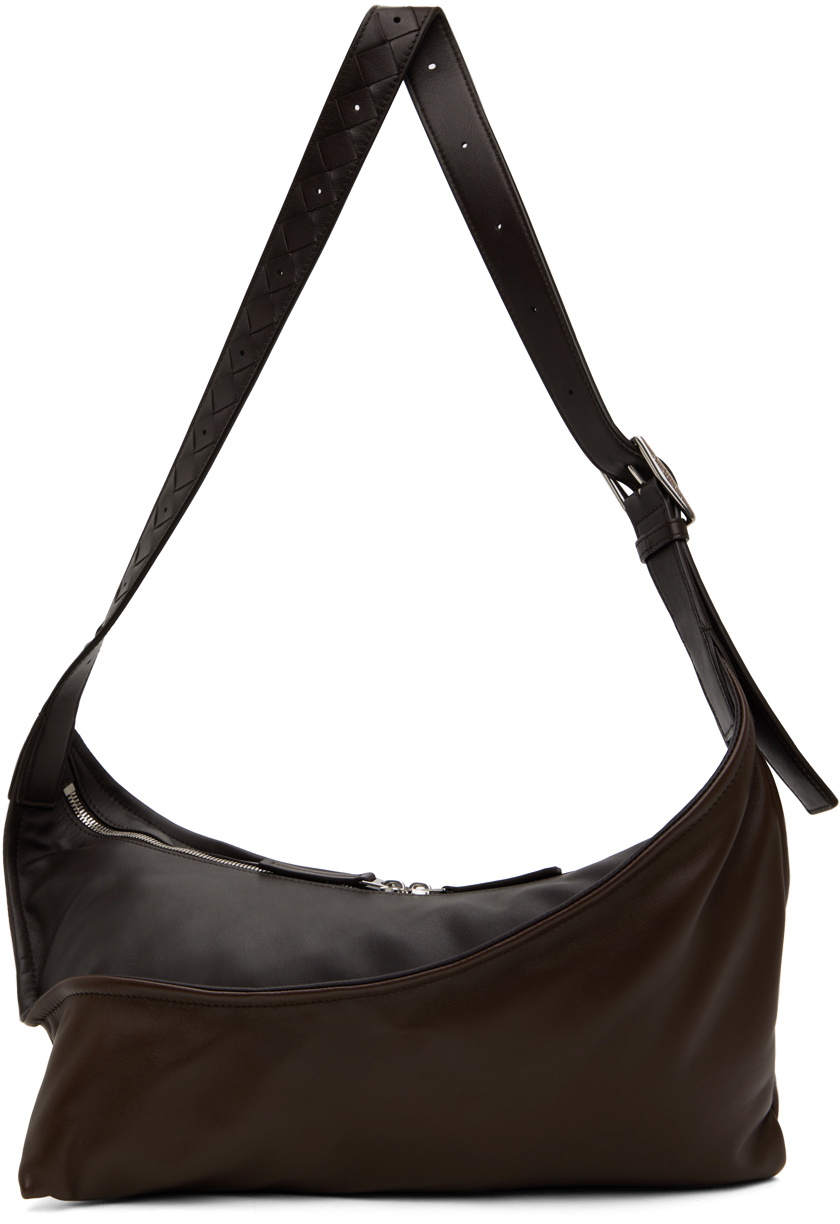 Bottega Veneta Black & Brown Small Zigzag Bag Bottega Veneta