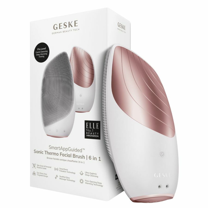 Photo: Geske SmartAppGuided Sonic Thermo Facial Brush 6 In 1