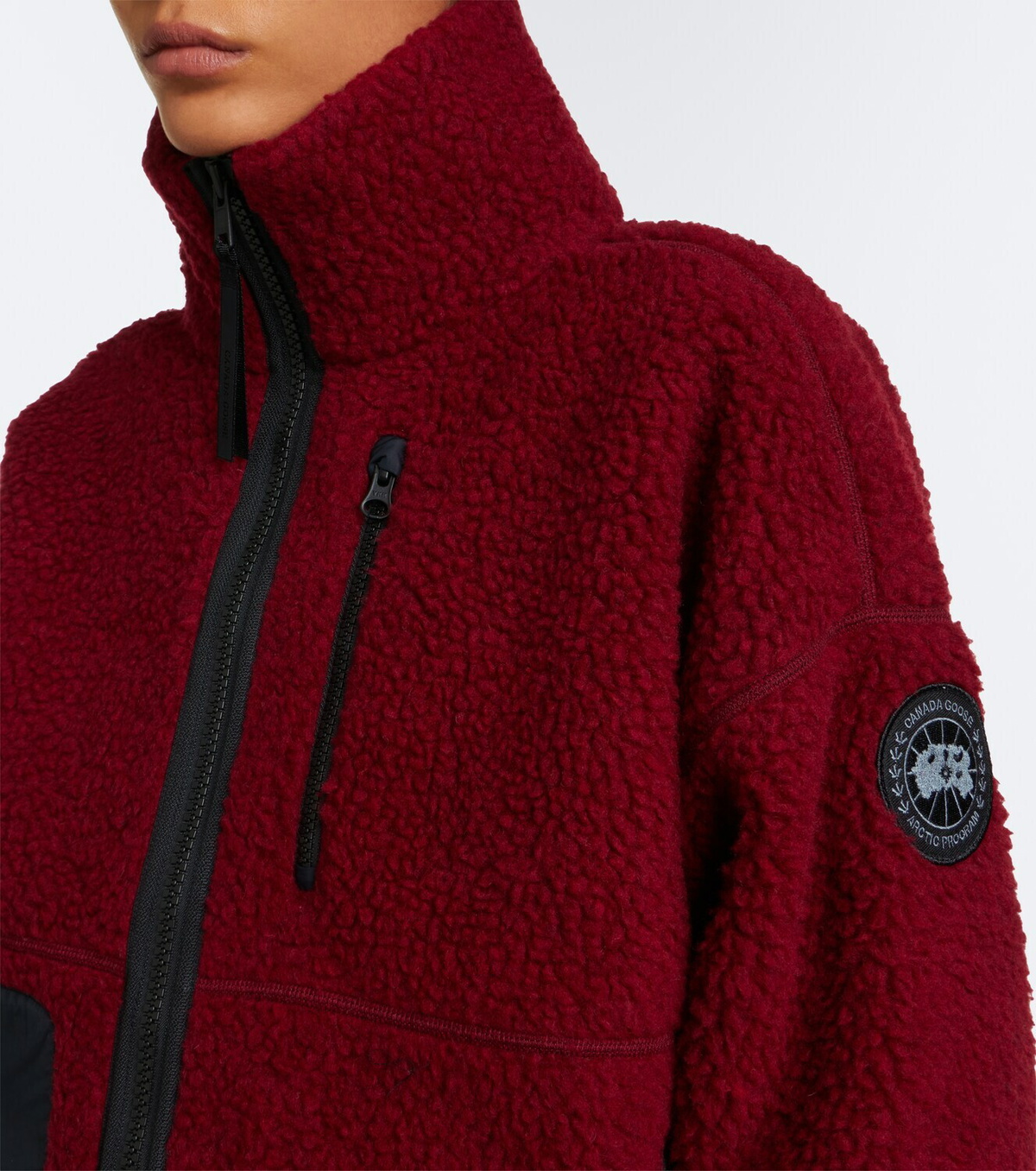 Canada Goose Simcoe wool-blend fleece jacket