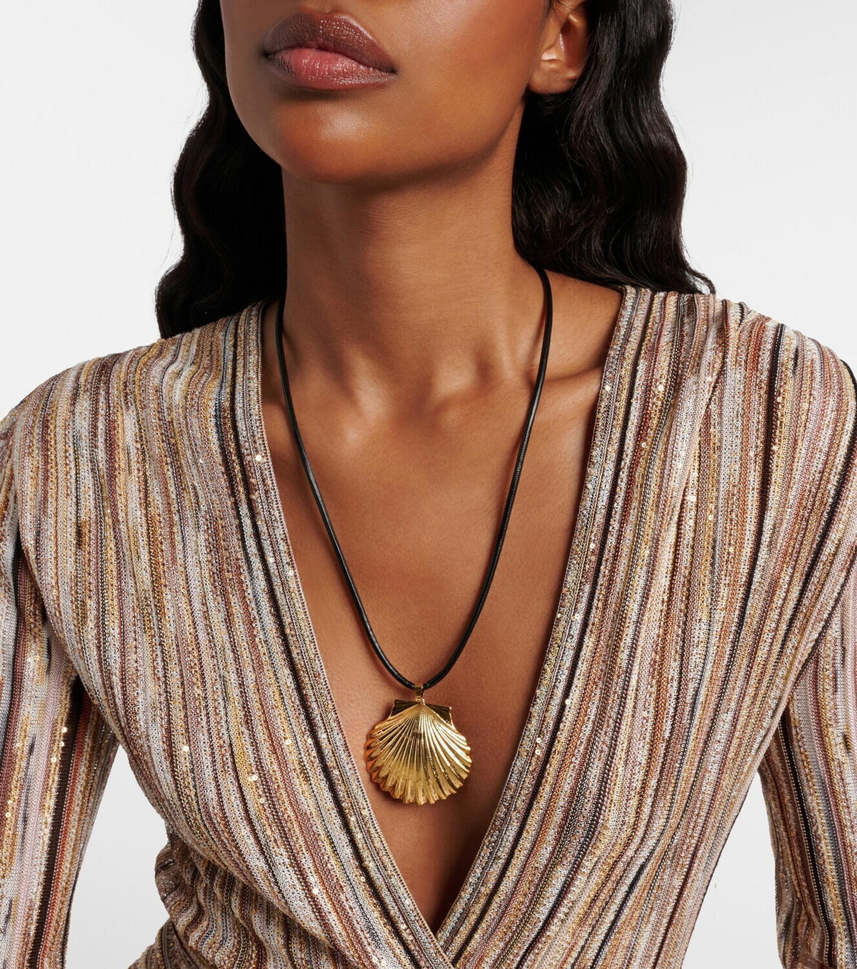 Jennifer Behr 18kt gold-plated pendant necklace