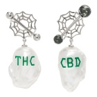 Jiwinaia Green Pearl CBD/THC Earrings
