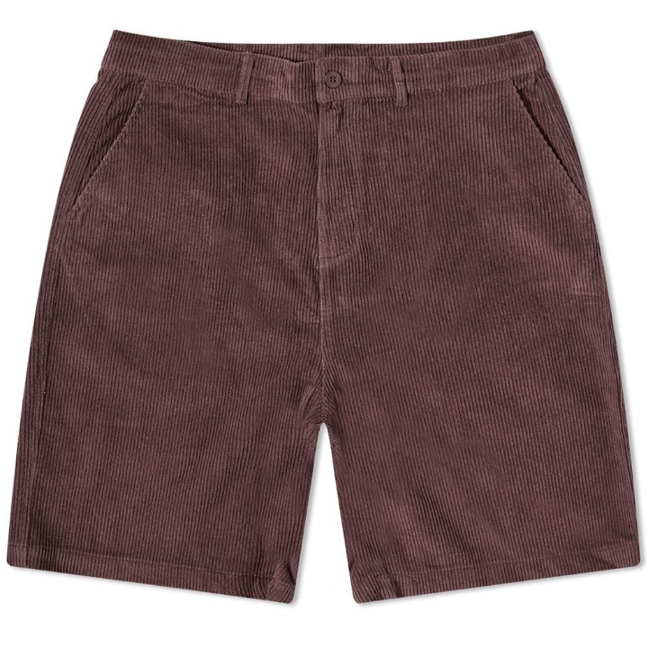 Photo: Butter Goods Men's Chains Corduroy Shorts in Washed Grape