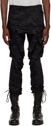 Julius Black Gas Mask Cargo Pants