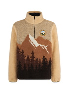 MC2 Saint Barth Man Sherpa Zipped Jacket With Saint Barth Patch
