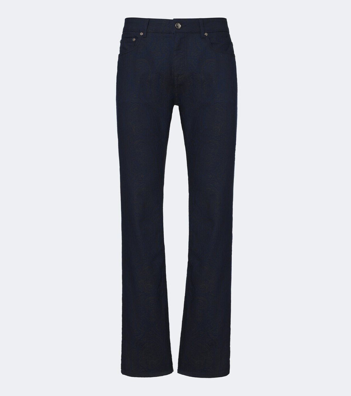 Etro Jacquard cotton-blend slim pants