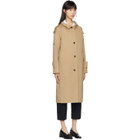 Kuho Beige Funis Oversized Trench Coat