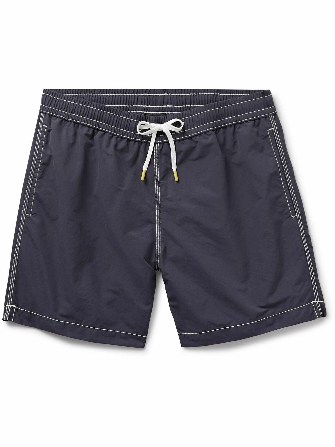 Hartford - Straight-Leg Mid-Length Swim Shorts - Gray Hartford