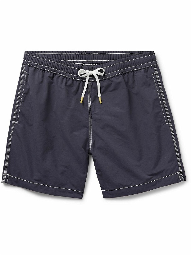 Photo: Hartford - Straight-Leg Mid-Length Swim Shorts - Gray