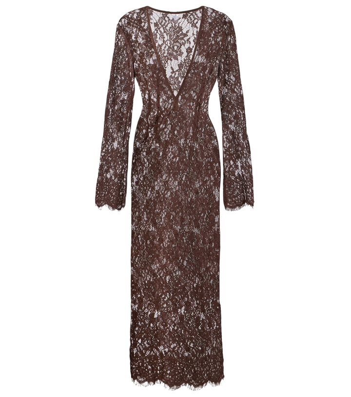 Photo: Bananhot Millie cotton and silk lace maxi dress