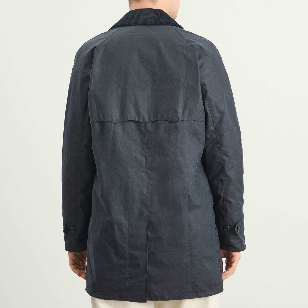 Barbour Men's x Baracuta Tyne Wax Coat in Navy Barbour