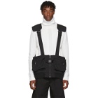 D.Gnak by Kang.D Black Suspender Pocket Vest