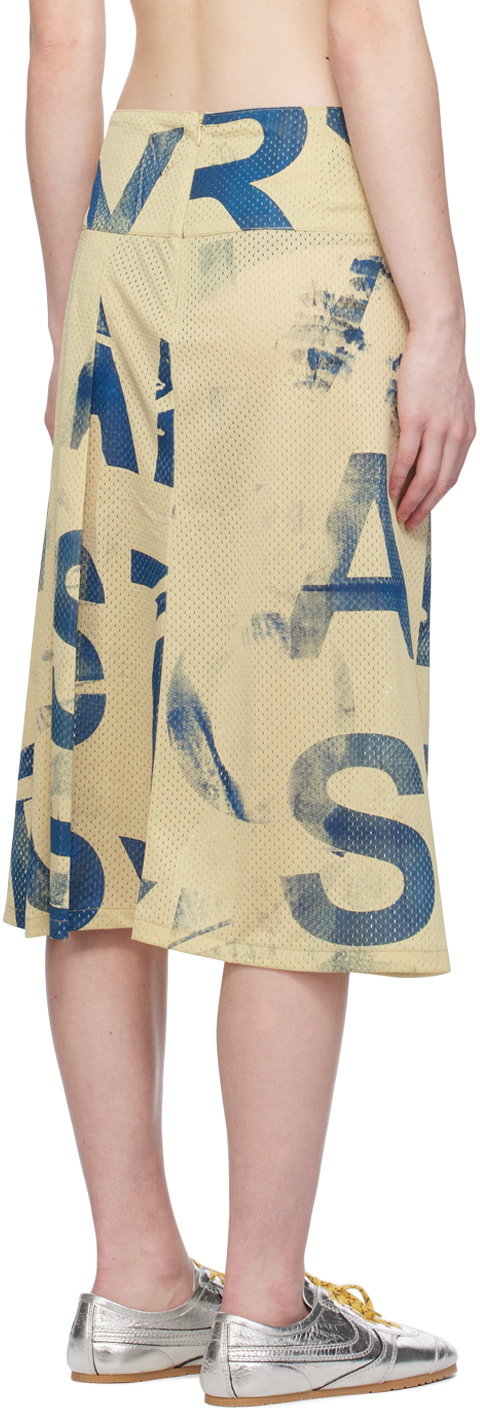 SC103 Beige Shade Midi Skirt