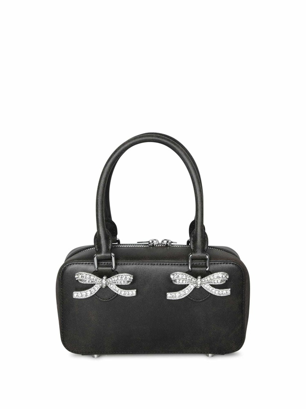 Photo: self-portrait Distressed Black Mini Tote Bag