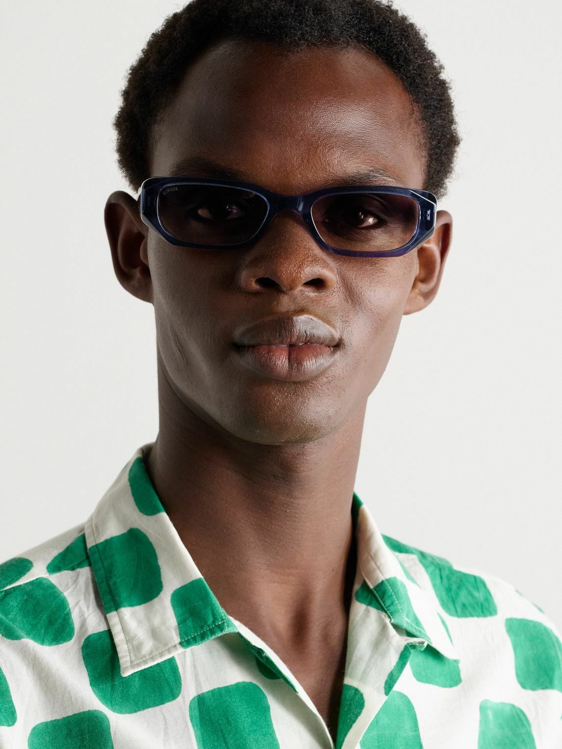 Kimeze - Oré Rectangle-Frame Mazzucchelli Acetate Sunglasses