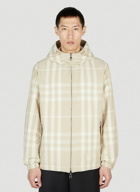 Burberry - Reversible Stanford Check Padded Jacket in Beige