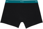 Paul Smith Three-Pack Black Contrast Waistband Boxer Briefs