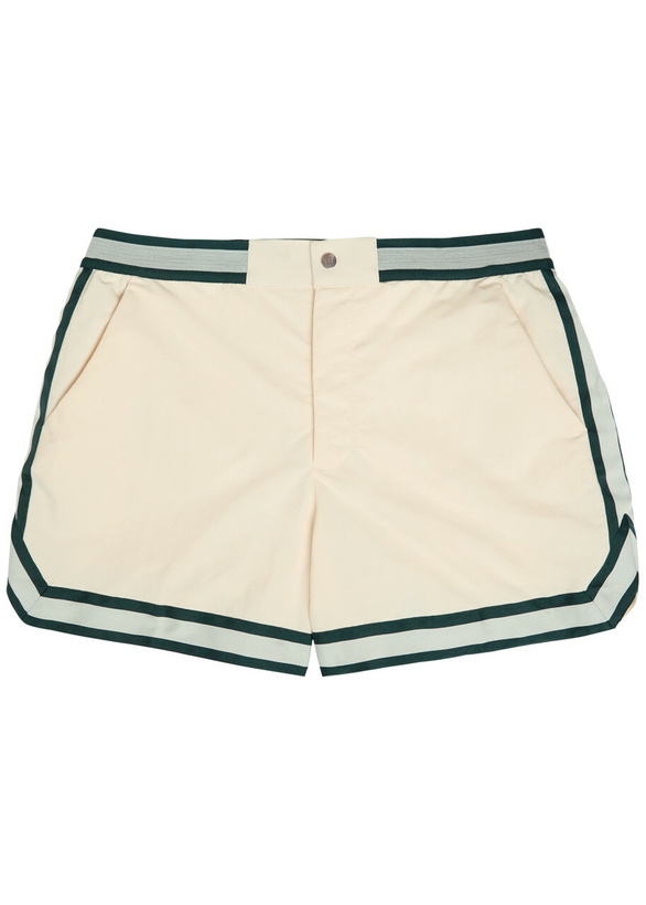 Photo: Che Baller Nylon Swim Shorts Ivory