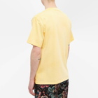 Pleasures Men's Spray Treated Heavyweight T-Shirt in Yellow