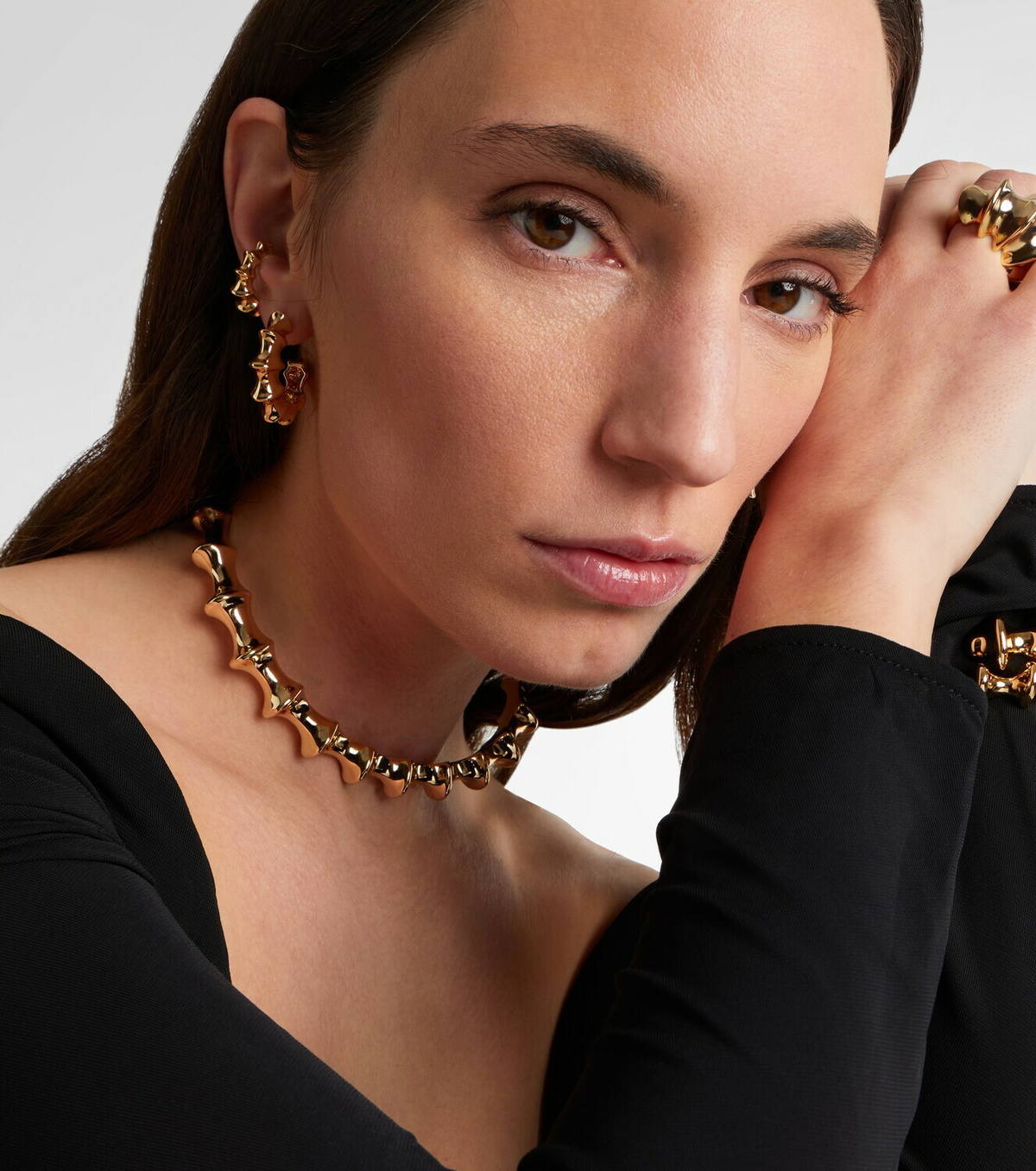Jennifer Fisher Murphy gold-plated ear cuff