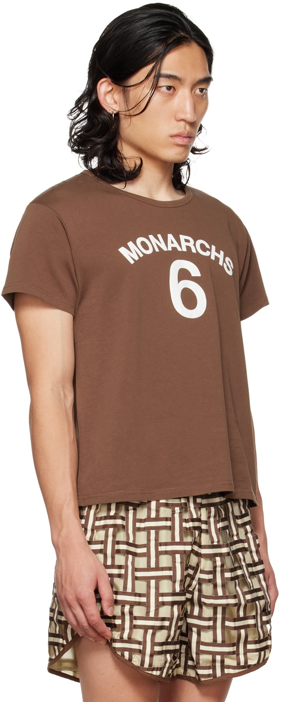 Connor McKnight Brown Printed T-Shirt