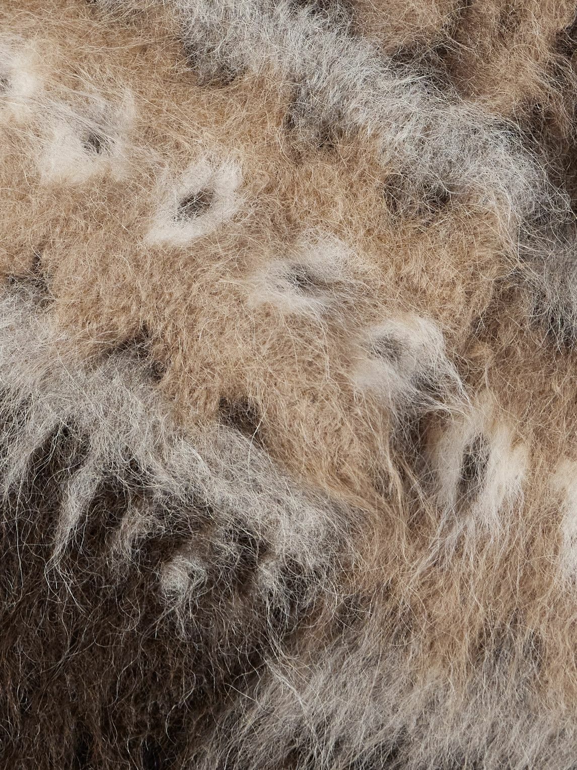 CELINE - Fair Isle Brushed Alpaca-Blend Scarf