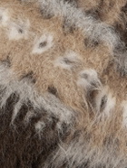 CELINE - Fair Isle Brushed Alpaca-Blend Scarf