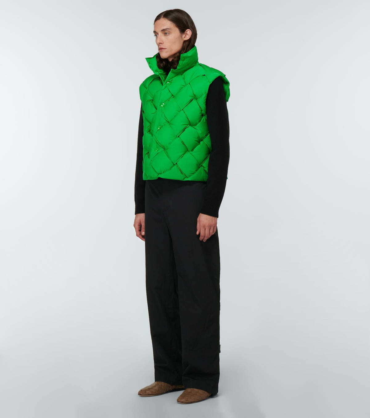 Bottega Veneta - Intrecciato technical nylon vest Bottega Veneta
