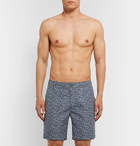 Onia - Slim-Fit Long-Length Printed Swim Shorts - Navy