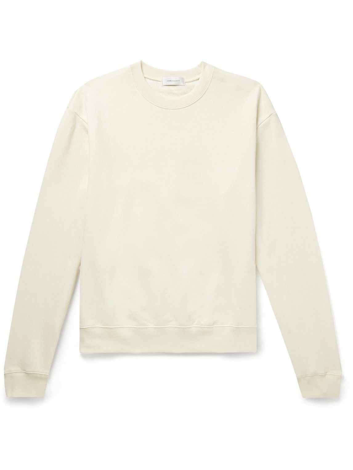 John Elliott - Beach Crew 2 Cotton-Jersey Sweatshirt - Neutrals