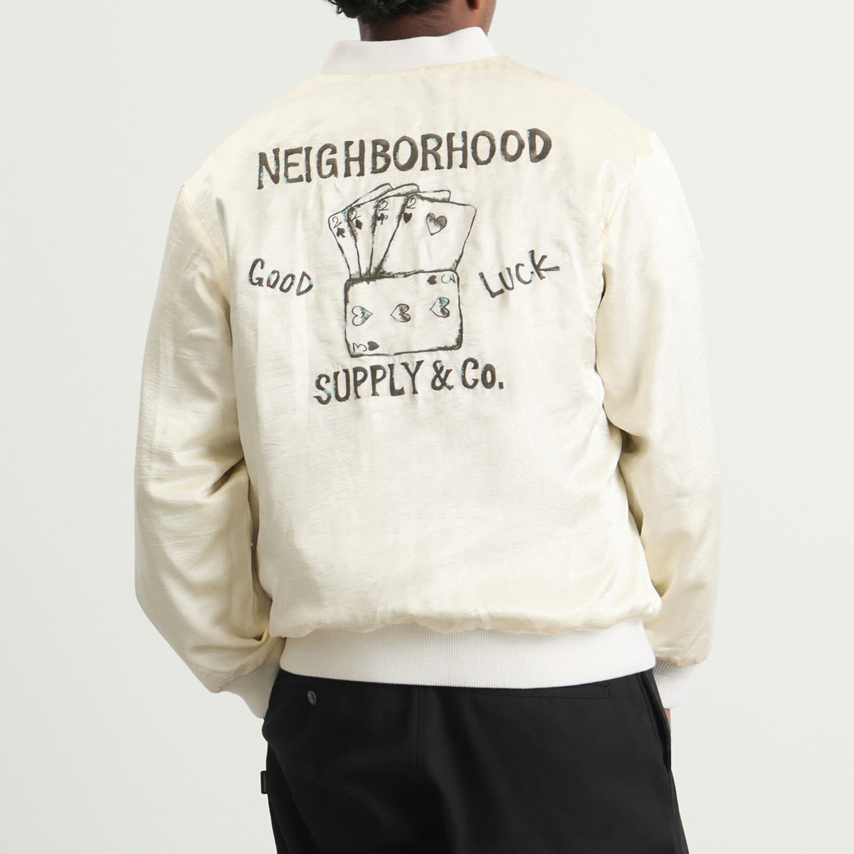 Neighborhood Men's Souvenir Jacket in Black Neighborhood