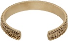 MM6 Maison Margiela Gold Chain Cuff Bracelet