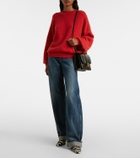 Khaite Karo mid-rise barrel-leg jeans
