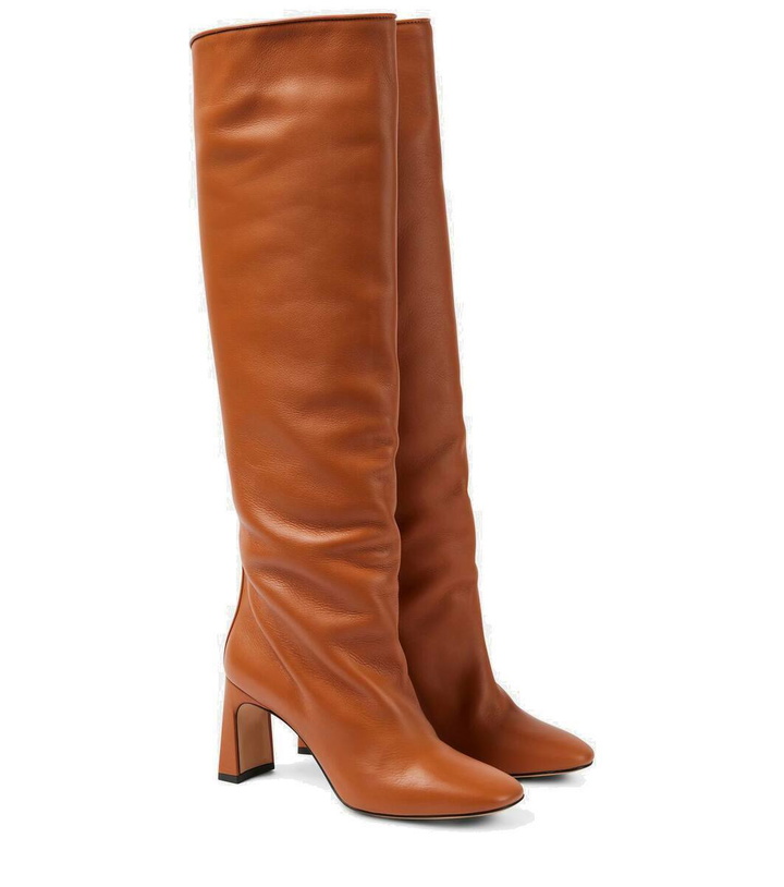 Photo: Souliers Martinez Roberta leather knee-high boots