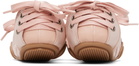 Acne Studios Pink Lace-Up Satin Sneakers
