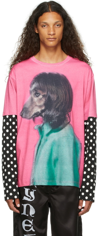 Photo: Vyner Articles Pink Lauri Skater Long Sleeve T-Shirt