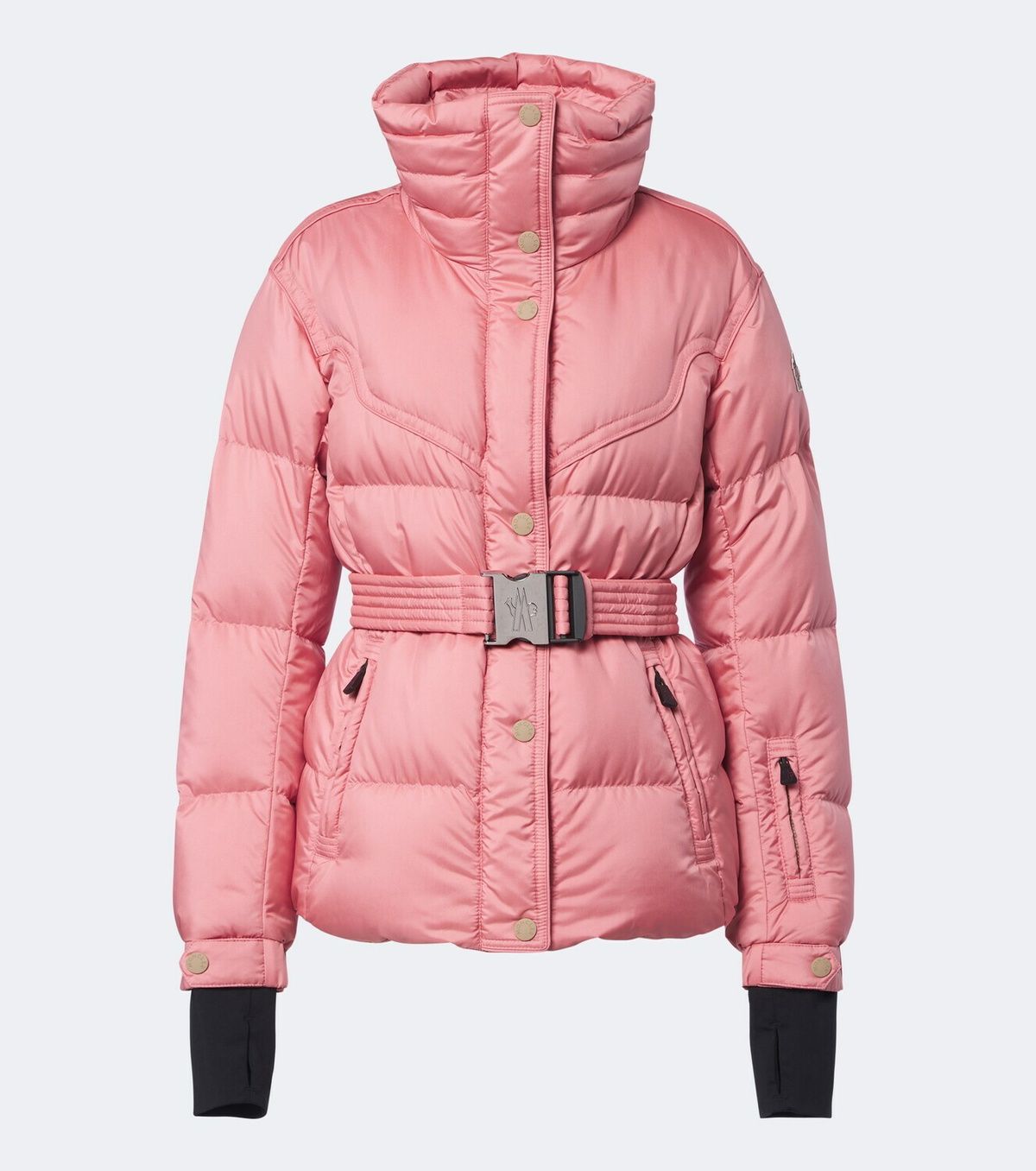 Moncler Grenoble Karshi belted down ski jacket