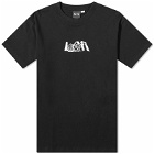Lo-Fi Men's Stone Logo T-Shirt in Black