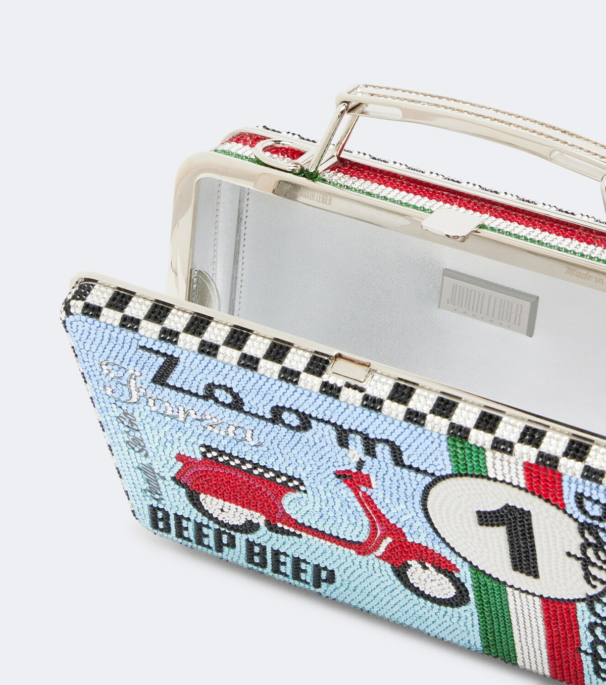 Judith Leiber Couture Lunch Box Beep Beep embellished clutch