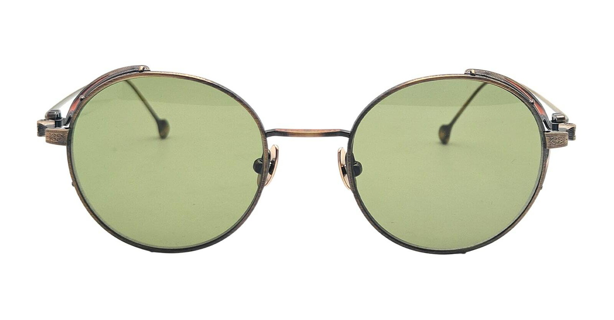 Matsuda M3152 - Antique Gold / Sage Green Sunglasses