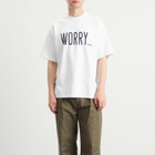 Unlikely Dry Goods Men's Authentic Worry T-Shirt in White
