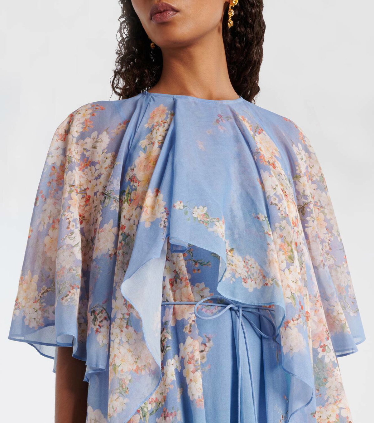 Zimmermann Cascadian cotton and silk georgette maxi dress Zimmermann