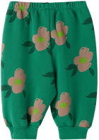 The Animals Observatory Baby Green Flowers Dromedary Lounge Pants