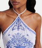 Bananhot Riley printed cotton maxi dress