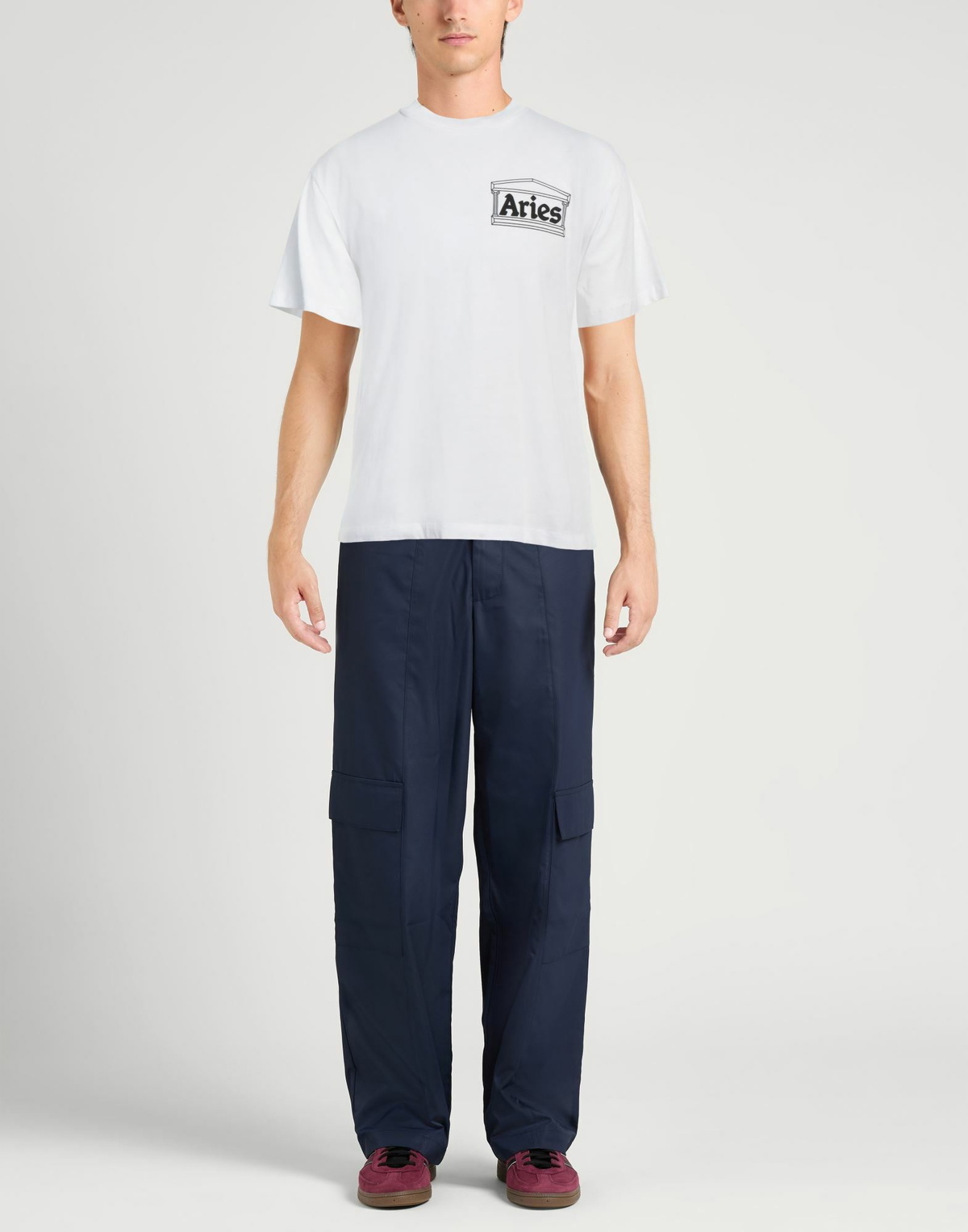 Aries Mens T-shirt in White