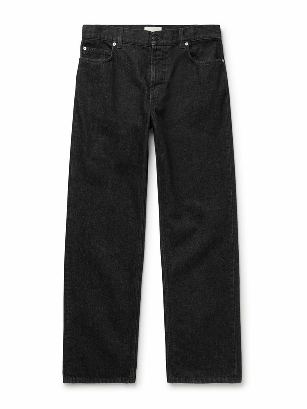 Photo: The Row - Rossen Straight-Leg Jeans - Black