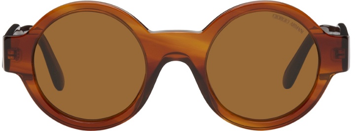 Photo: Giorgio Armani Brown Round Sunglasses