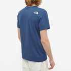 The North Face Men's Berkeley California Pocket T-Shirt in Shady Blue