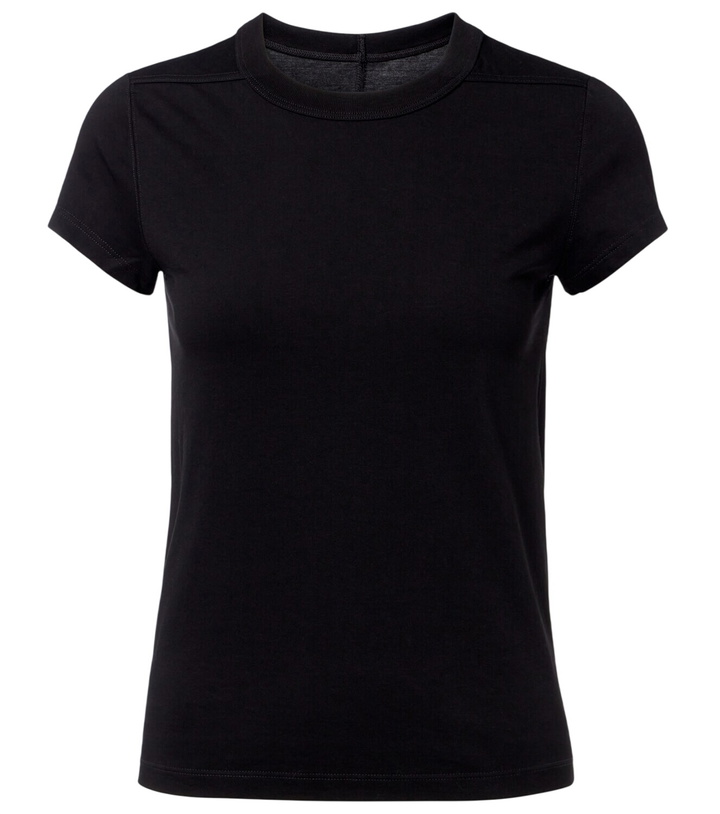 Photo: Rick Owens Cropped Level cotton jersey T-shirt