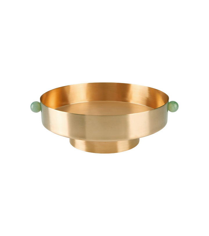 Photo: Natalia Criado Gold-plated fruit bowl